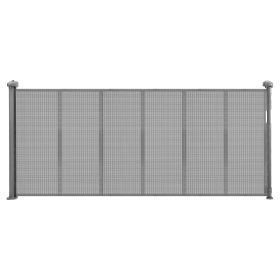 VEVOR Retractable Baby Gate, 34 inch Tall, Extends up to 71 inch Wide, Retractable Gate for Kids or Pets, Mesh Material