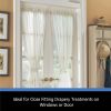 (5 pack) 5/16" White Adjustable Swivel Sash Rod, 21-38"